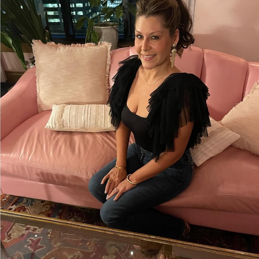 Free People Ruffled Bodysuit